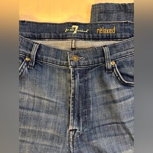 7 For All Mankind Men's Relaxed Denim Jeans